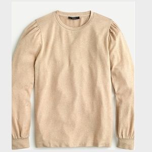 JCREW Super Cozy Puff Sleeve Pullover